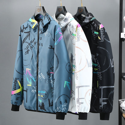 Trendy Bunte Hübsche Student Fashion Brand Jacke