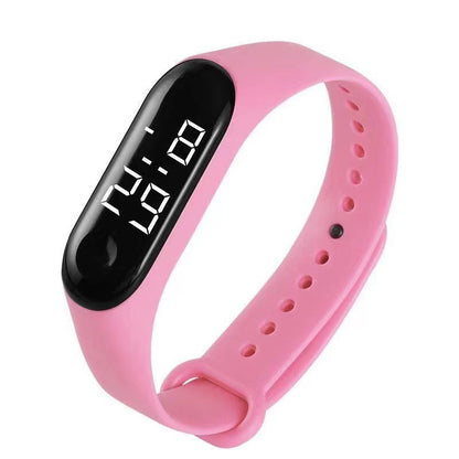 Reloj electrónico táctil impermeable para niños con LED deportivo para natación