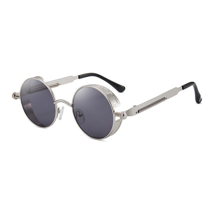 Gafas de sol polarizadas clásicas góticas steampunk para hombre y mujer