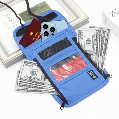 Bolsa de almacenamiento para tarjetas bancarias con múltiples ranuras y protección contra desmagnetización y radiación.