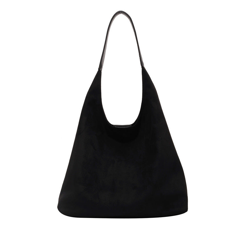 Retro Chic Suede Carryall