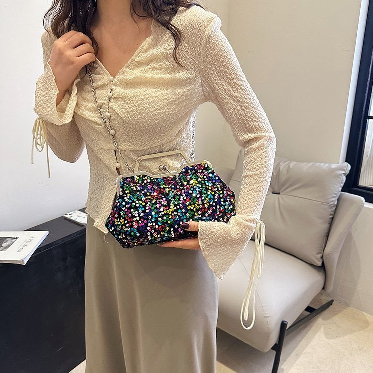 Trendy Sequin Evening Bag