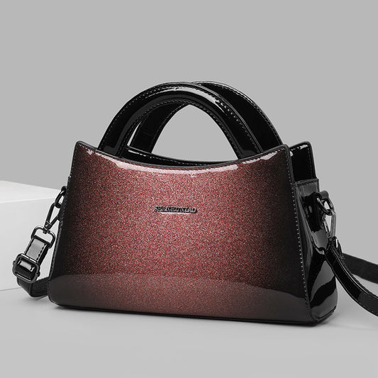 Glam Metallic Small Square Bag