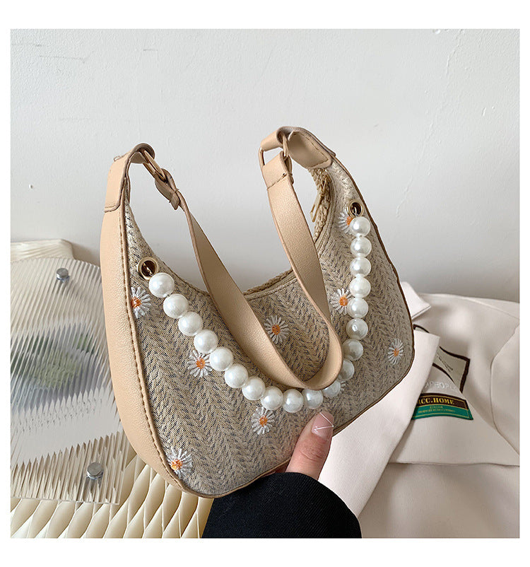 SunnyBloom Straw Woven Bag