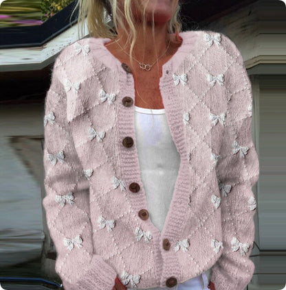 Damen Pullover Lose Multicolor Mode Strickwaren