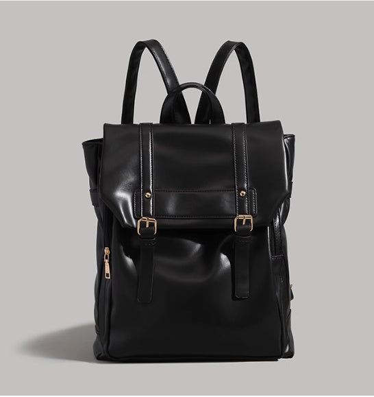 Leather Large Capacity Computer Backpack