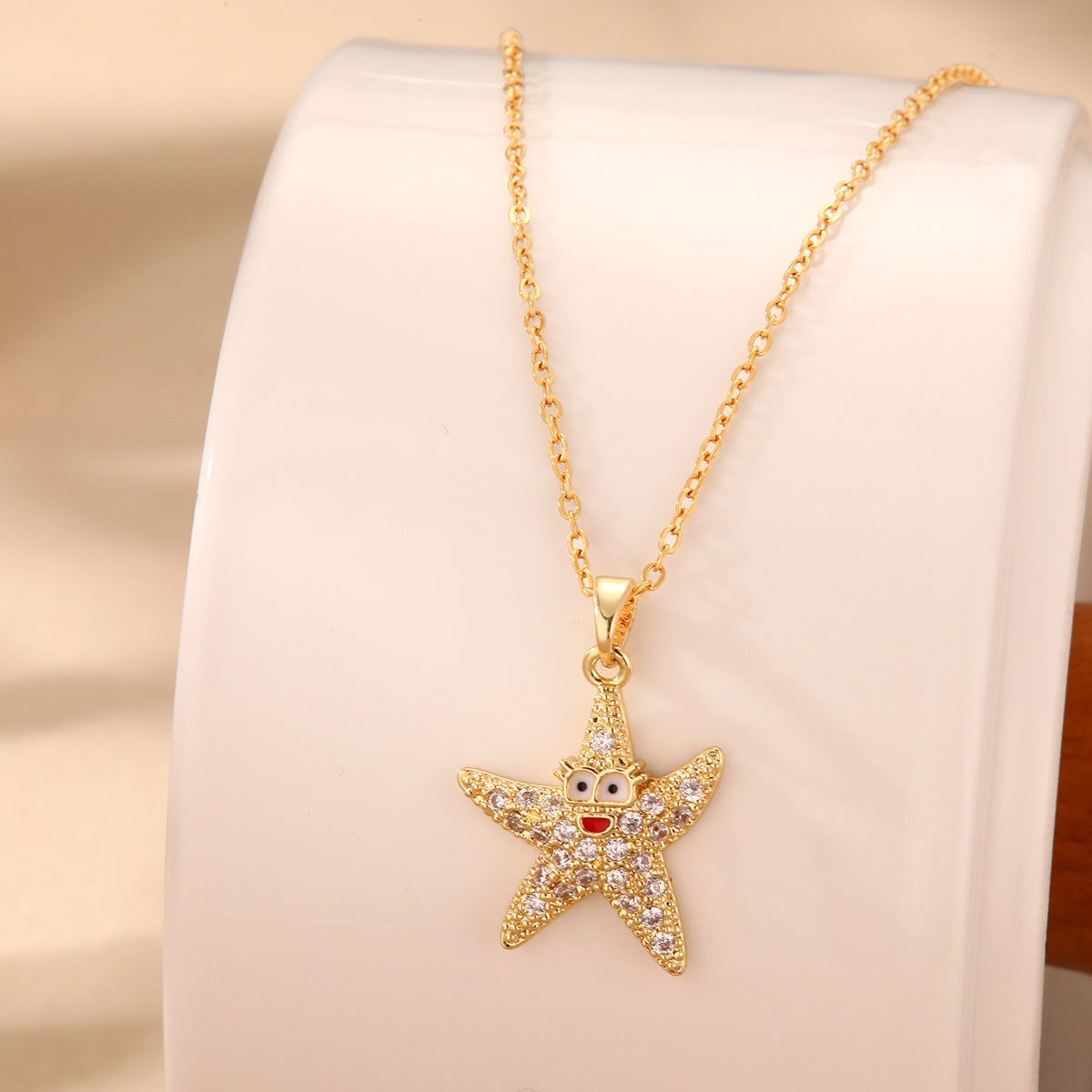Ocean Series Starfish Necklace Accessories Women's Design Sense