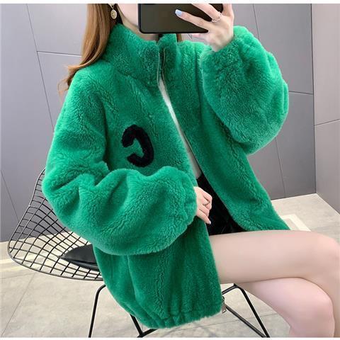 Fleece Lined Padded Warm Keeping Polar Fleece Cardigan Coat Outerwear