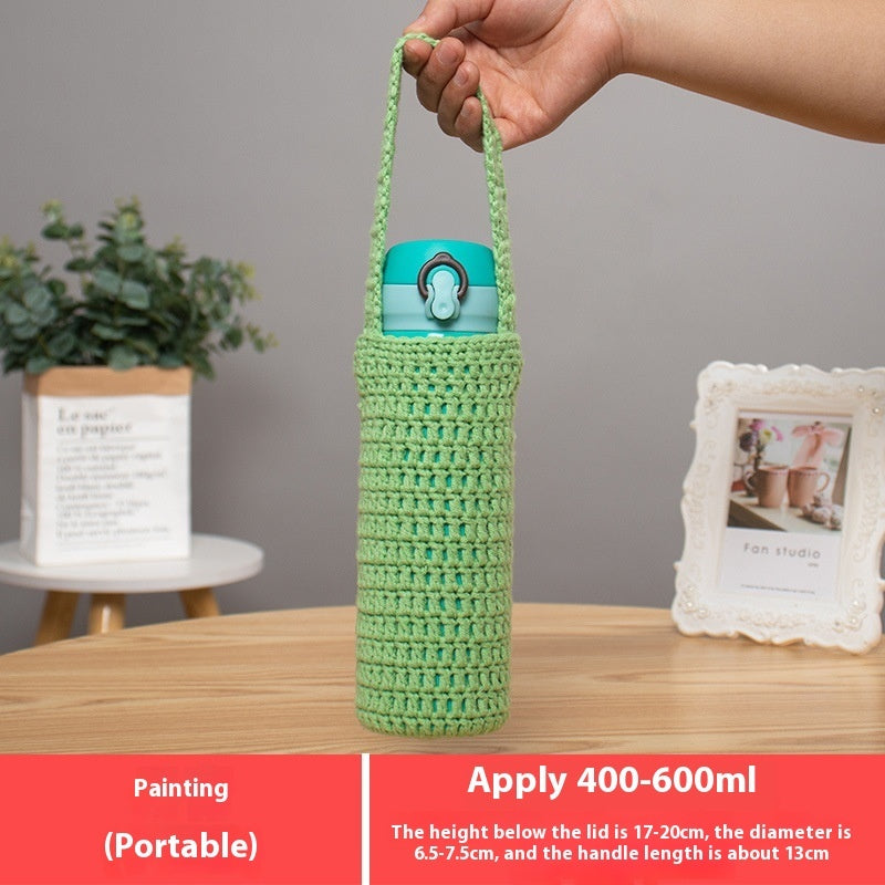 Cup Cover Crossbody Long Strap Vacuum Cup Glass Universal