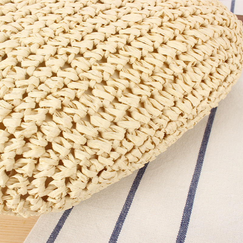 Casual Minimalist Straw Carry Bag