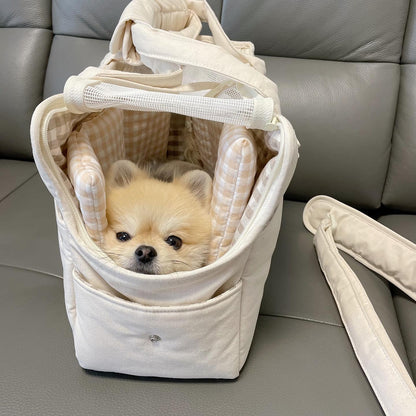 Bolso bandolera de mano para perros pequeños