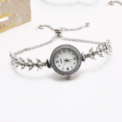 Reloj de pulsera para mujer, sencillo y de moda, con diseño temperamental y extraíble.