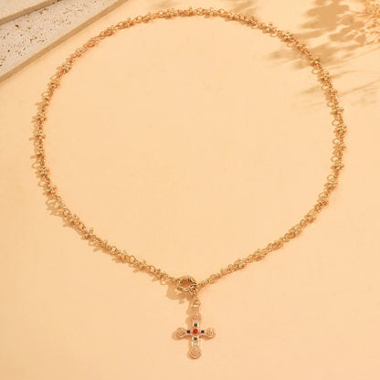Traje de collar en forma de Y con diamantes de imitación personalizado