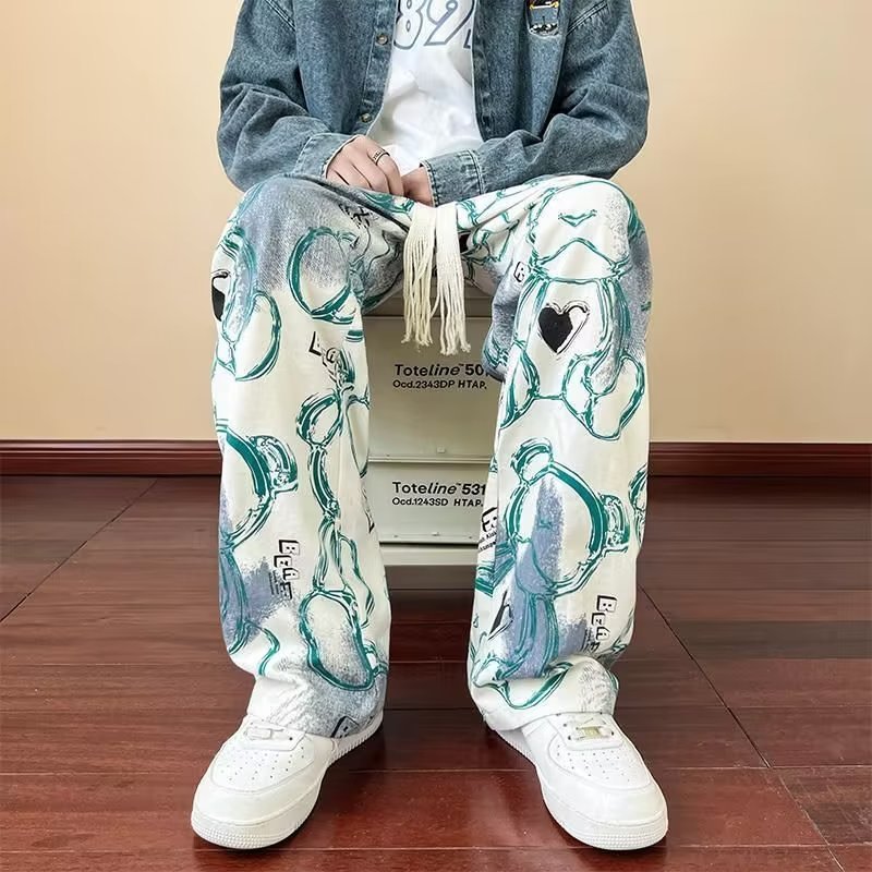 Fashion Personalized Casual Pants Trousers Men - BAGMODA
