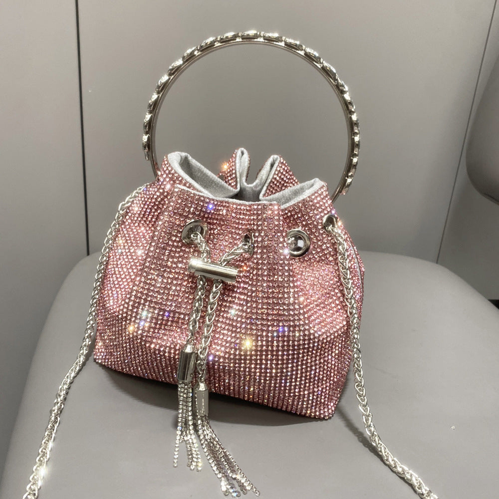 Shiny Diamond Bucket bag