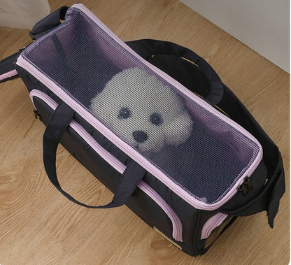 Bolso bandolera cálido de gran capacidad para mascotas