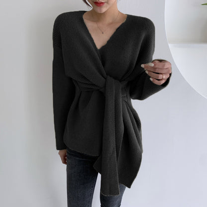 Französisches Slouchy-Strickdesign für Damen