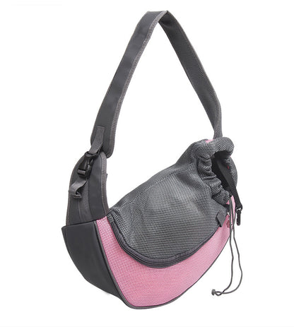 1 stück Outdoor Reise Mesh Oxford Pet Puppy Träger Handtasche Tasche Einzelner Schulterbeutel Sling Mesh Komfort Reise Tote Schultertaschen