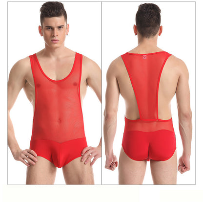 Sculpting Tummy Men's Summer Tulle Mesh Shapewear