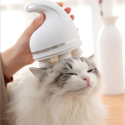 Masajeador de cabeza para mascotas, multifuncional, eléctrico para el hogar.