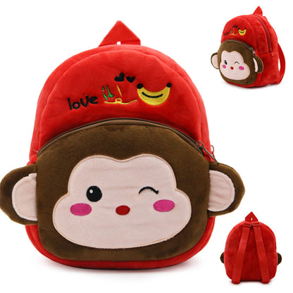 Mochila escolar de peluche