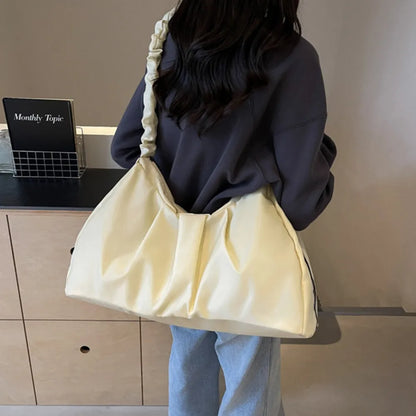 Ruched Elegance Tote - BAGMODA