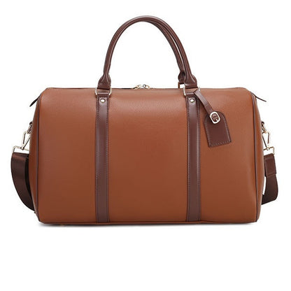Bolsa de viaje portátil de gran capacidad, con separación de humedad y cuero suave para gimnasio.