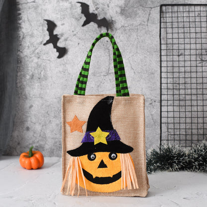 Bolsa de regalo de Halloween no tejida, bolsa para dulces