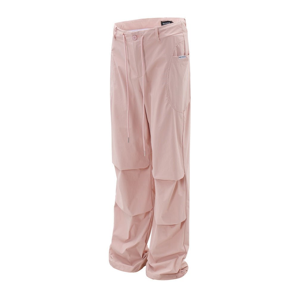 Fashion Personality Pleated Paratrooper Pants Men - BAGMODA