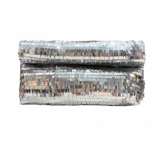 GleamEssence Silver Clutch