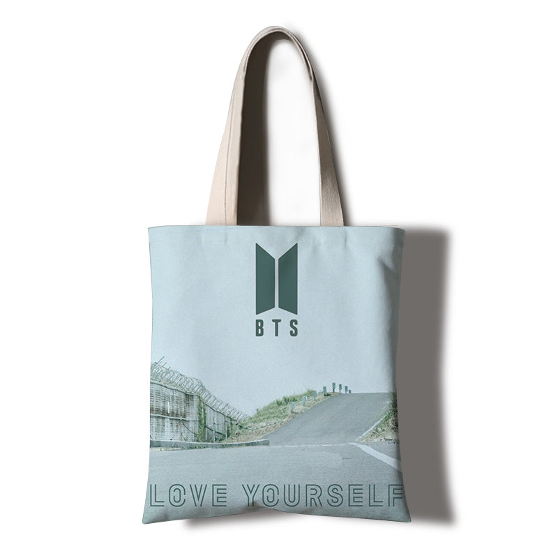 Handbag student letter art travel tutorial bag