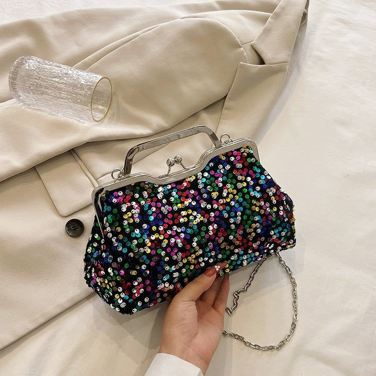 Trendy Sequin Evening Bag
