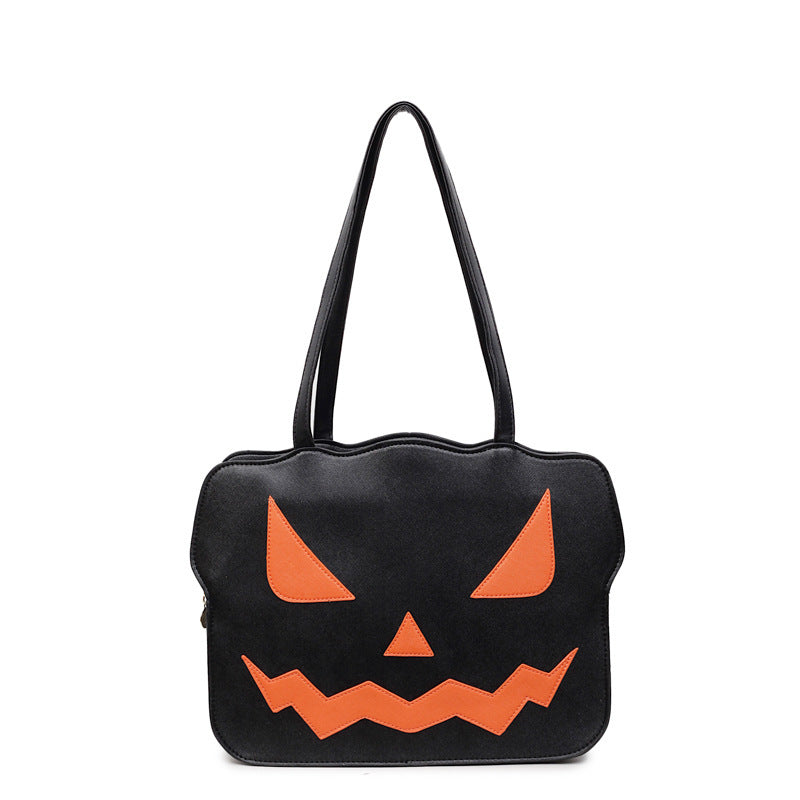 Bolso bandolera con forma de calabaza de Halloween