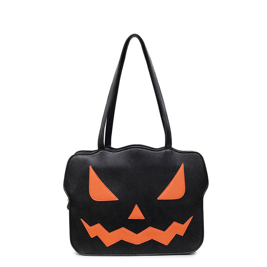 Bolso bandolera con forma de calabaza de Halloween
