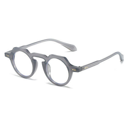 Gafas de sol retro con montura redonda y modernas para mujer