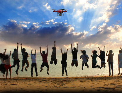Dron RC X52 con retención de altitud, cámara HD de 1080P y 5 MP, cuadricóptero RC, 2 MP, Wi-Fi, frente al Phantom 3 estándar, Syma X8HG