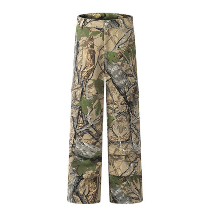 Jungle Camouflage Cargo Pants Men Fashion Brands Niche - BAGMODA