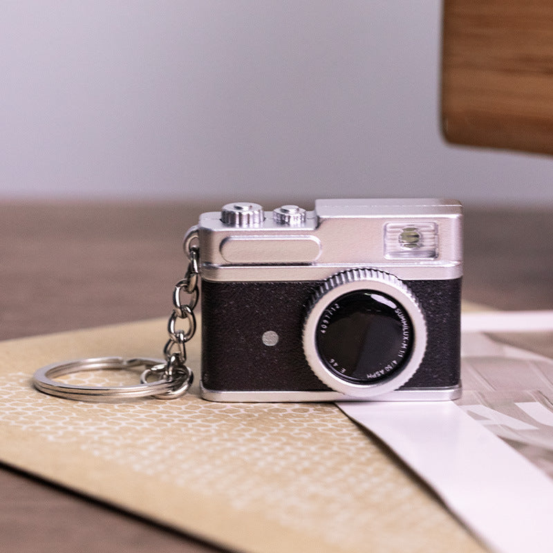 Three-Dimensional Small Camera LED Luminous Keychain