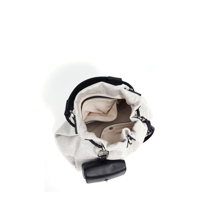 Bolso bandolera de piel auténtica