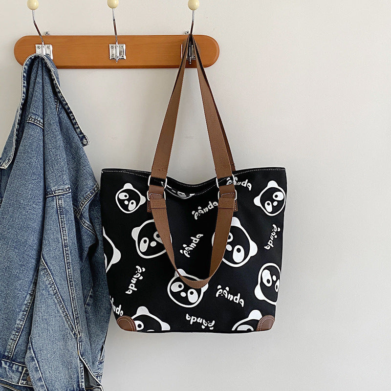 Cute Panda Canvas Bag