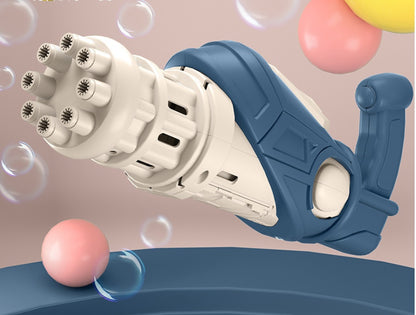 La máquina de burbujas para niños no gotea por sus ocho agujeros