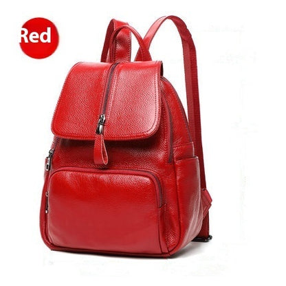 Street Trend Leather Women's Backpack