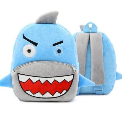 Mochila escolar para niños con diseño de arcoíris de dibujos animados, material de felpa suave para bebés y niñas, mochilas escolares para niños de jardín de infantes.