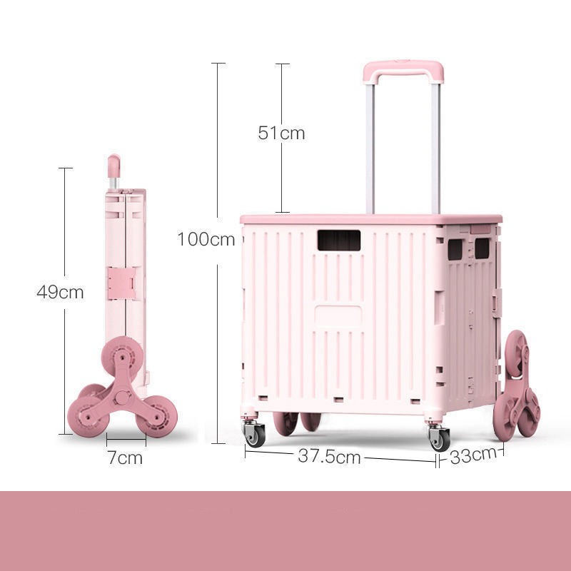 Carrito de compras plegable