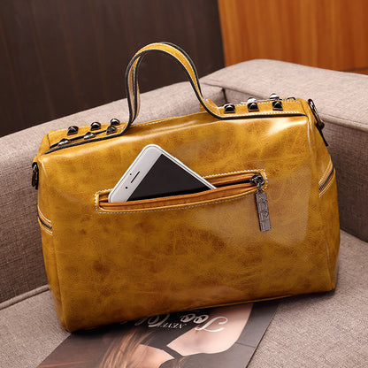 Bolso de mano de un solo hombro estilo retro europeo y americano