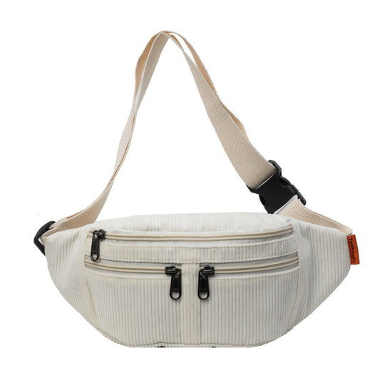 Corduroy Sports Messenger Bag