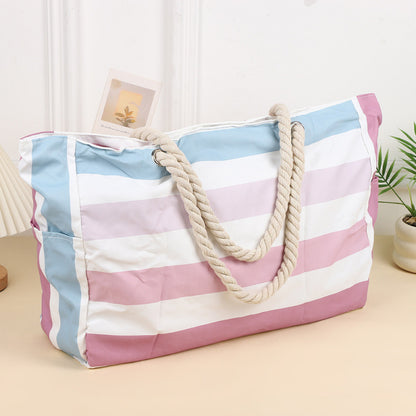 Tragbare Strandtasche aus Segeltuch