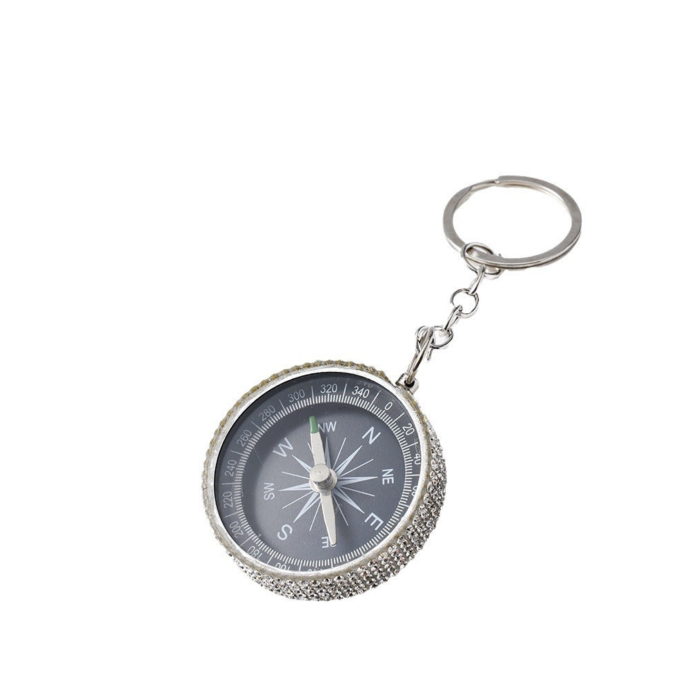 Diamond G44-2 Outdoor Mini Aluminum Alloy Compass Key Chain
