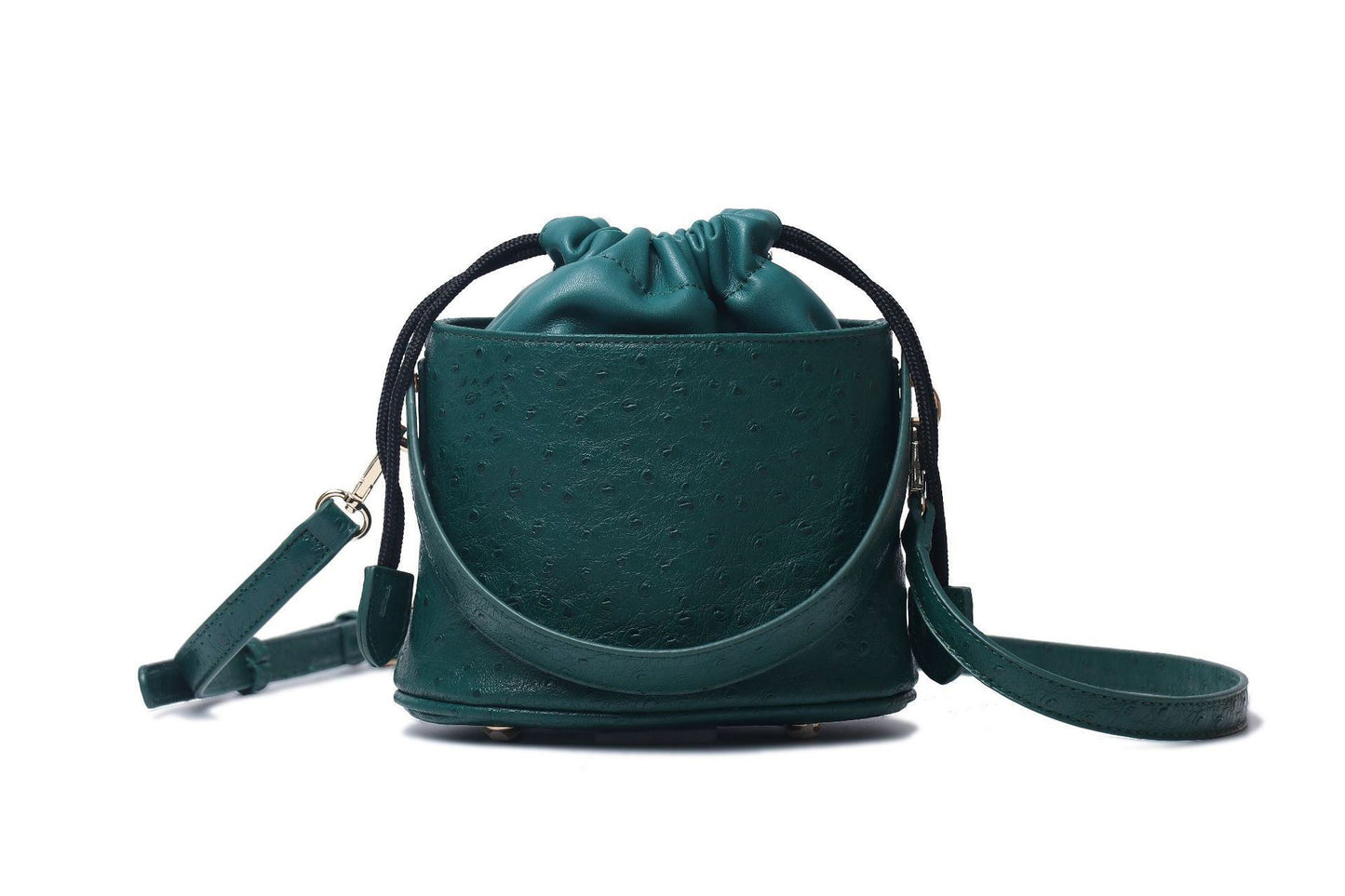 Mini bucket bag with single shoulder bag