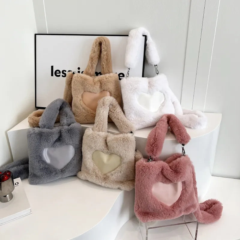 Aurora Fluff Top-Handle Bag
